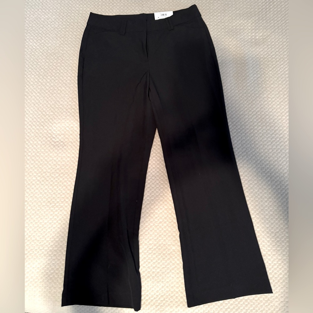 INC Women’s Dress Pants Curvy Boot Leg Comfort Waistband 12 Regular Length NWT